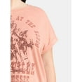 thumbnail image 2 of Terra & Sky Women's Plus Size Lost My Heart Graphic Tee, Sizes 0X-5X, 2 of 5