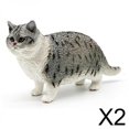 thumbnail image 1 of estatua modelo de gato,Figura de gato Figura de PVC Figura de juguete coleccionable,Figuras de animales realistas Juguetes Decoración del hogar,Figuras de animales modelo escritorio regalo, 1 of 8