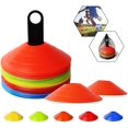 thumbnail image 2 of SEISSO Multi-Color Soccer Training Cones, 50 Pcs, Non-Toxic PE Material, 1.9in Height, 2 of 9