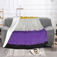 thumbnail image 7 of Non-Binary Pride Flag Throws Blanket Fleece Soft Cozy Warm Plush for Travel Chair Bedroom Living Room Sofa 80"x60", 7 of 7
