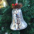thumbnail image 3 of ESASSALY Christmas Bell Vintage Disco Bell Ornaments Tree Hanging Decor, 3 of 7