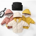 thumbnail image 4 of URMAGIC Toddler Kid Little Girl Boy Hooded Jacket Fleece Puffer Coat Outerwear, 4 of 4