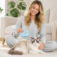 thumbnail image 5 of 4 inch Pet Deshedding Comb, Cat Ear Shaped Floating Fur Remover, Gentle Cleaning Grooming Brush for Dog Cat Shedding Hair Care, 5 of 5