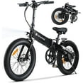 thumbnail image 1 of isinwheel U5 Vélo Électrique pour Adultes, 20 Pouces 500W Vélo Électrique jusqu'à 80km & 32km/h, Pneus Pliants 20 Pouces*2.6, Batterie Amovible 48V 7.5Ah, Ne Pèse Que 23.3kg, Adapté pour les Loisirs et les Trajets, 1 of 8