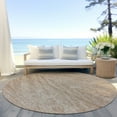 thumbnail image 6 of Addison Rugs Chantille Indoor/Outdoor Transitional Modern Khaki Washable Round Rug, 8' x 8', 6 of 6