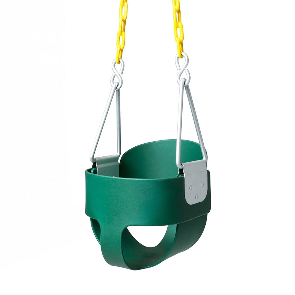 Swing Set Stuff Highback Full Bucket Swing Green