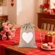 thumbnail image 1 of Decoraciones para el día de San Valentín, adornos para el día de San Valentín, regalos para el día de San Valentín, bolsa de lona con forma de corazón atada, bolsa de regalo para dulces de boda con co, 1 of 6