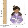 thumbnail image 5 of Big Dot of Happiness Princess Thank You Cards with Envelopes, Purple Flat Princess Birthday Party Blank Thank You Note Cards, Set of 12, 5 of 7