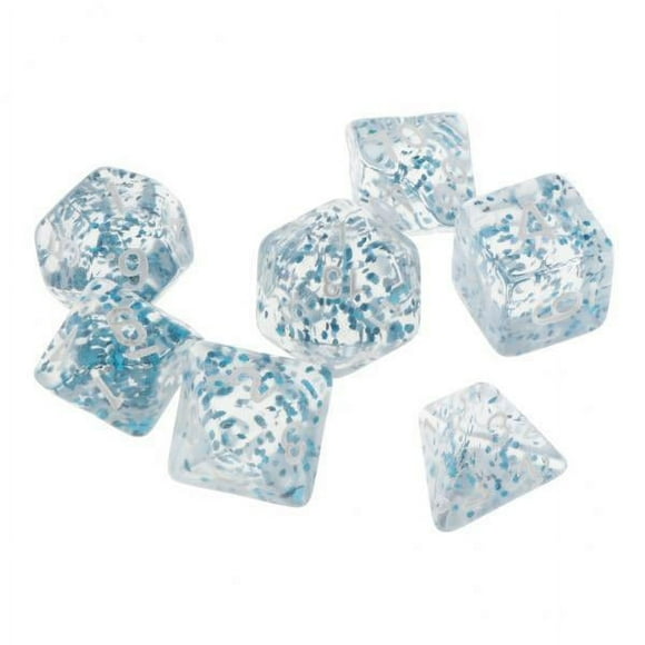 Xuanheng Ensemble de dés Polyédriques en Plastique 2x7/ensemble pour Jeu de Donjons et Dragons, Tel Que Décrit, 3 Pcs