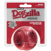 Dogzilla: Rockin Sphere Rubber Toy w/Chicken Flavor Small Dog Toy,