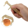 thumbnail image 3 of Calibrador Vernier de latón, nogal, herramienta de medición para pulseras, calibradores para pruebas de joyería, 8 cm, 3 of 14