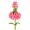 Pink, variant on Hand Crocheted Carnation Flower Fairy Bouquet, Handmade Woven Artificial Flower, for Home Decor Table Centerpiece, Gift for Craft Lovers