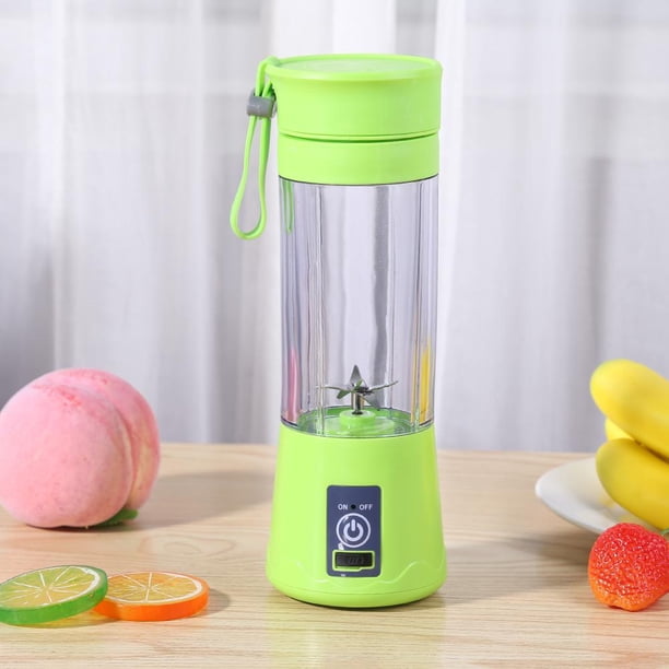 Licuadora Exprimidor de frutas eléctrico portátil USB 6 cuchillas Smoothie Maker licuadora verde Likrtyny Para estrenar