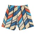 thumbnail image 7 of FORMRS Boys Swim Trunks Quick Dry Mesh Liner Boardshorts Sizes XS-XL, Blue Geometric, 7 of 7