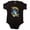 Black, variant on Daddy's Lil Angel Tattoo Baby Bodysuit