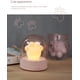 thumbnail image 4 of Lámpara de noche para bebé recargable con luz portátil regulable a pilas, diseño de garra de gato (rosa), 4 of 5