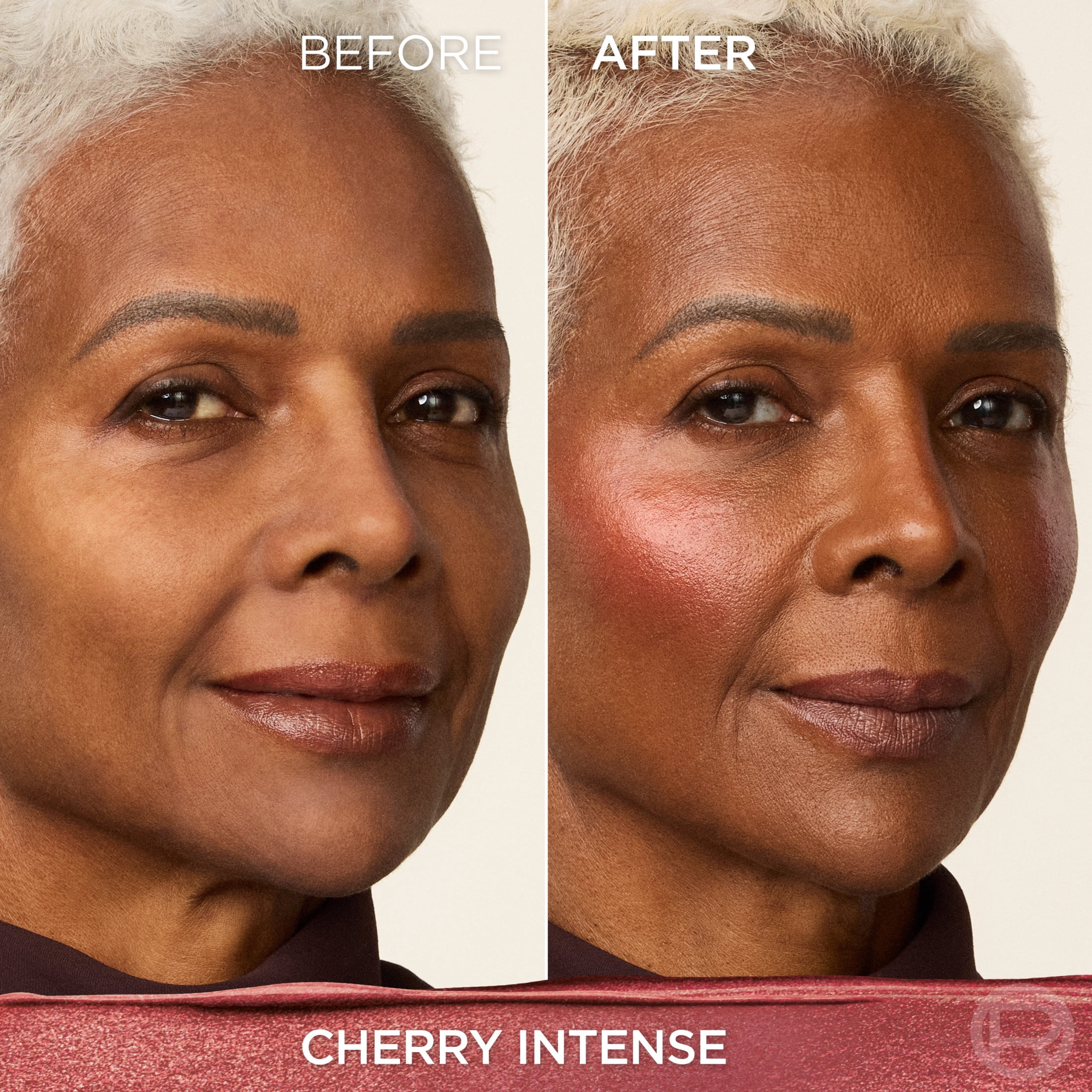 L'Oreal Paris True Match Hyaluron Tinted Cream Balm, Hydrating Blush and Highlight, Cherry Intense