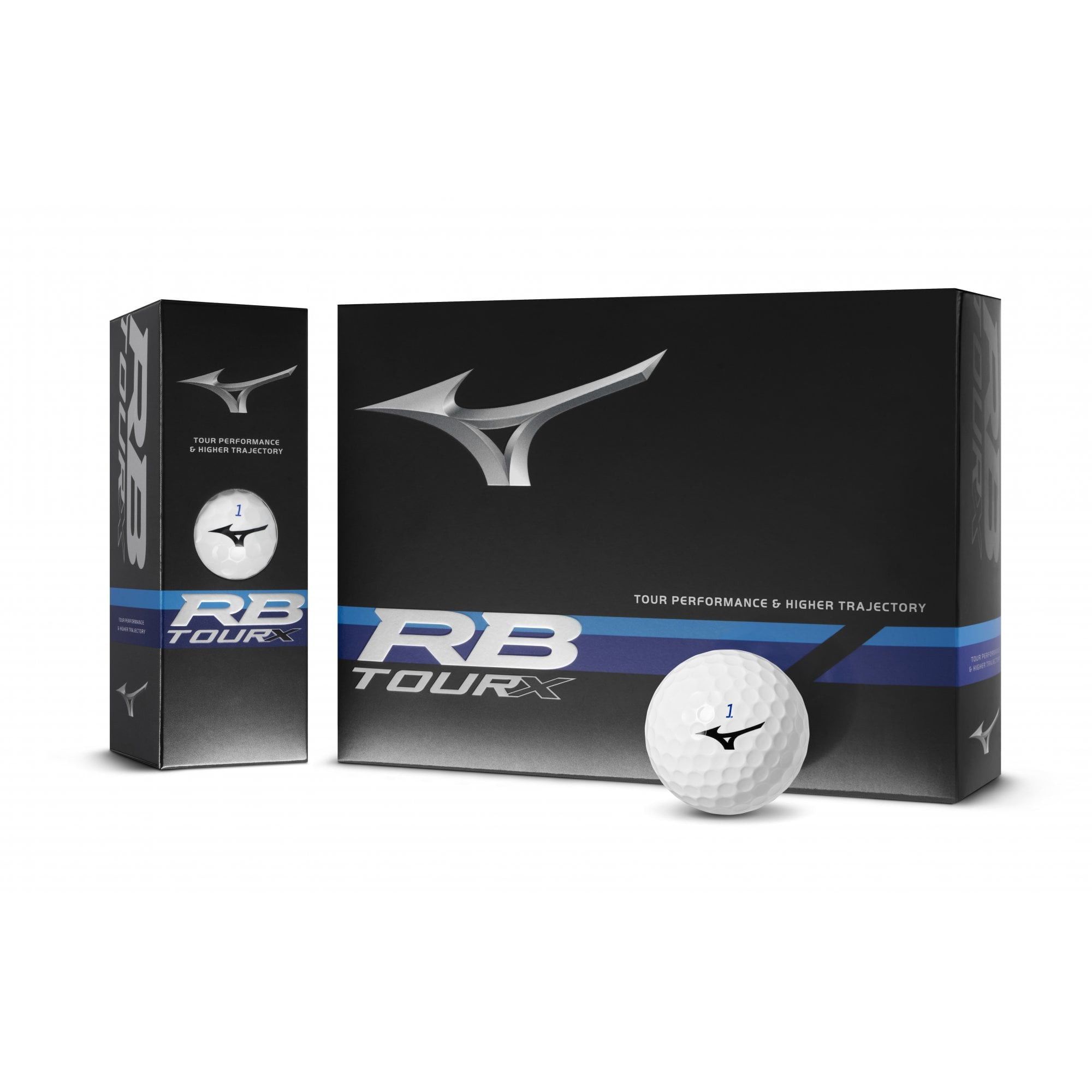 Mizuno RB Tour X Golf Balls, 12 golf balls (1 Dozen), White