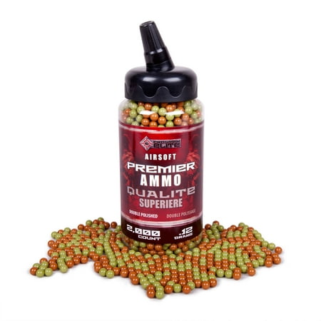 Crosman Elite .12 Grams Airsoft Premier Ammo, 2,000 count