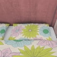 thumbnail image 3 of Vibrante Verde Floral Boho Ropa de Cama Colorido Funda Nórdica Bohemio Juego de Dormitorio,, 3 of 6
