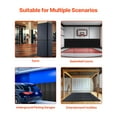 thumbnail image 6 of KFFKFF Athletic Wall Cushioning, 60 x 20 x 2 inch Resilient Wall Covering, Detachable 2" Thick Foam of Superior Density for Basketball Court Wall-Installed Cushioning, 6 of 9