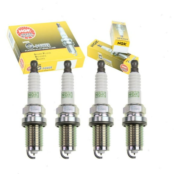 4 pc NGK G-Power Spark Plugs compatible with Honda CR-V 2.4L L4 2002-2009