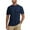 Navy, variant on MIXUE Shirts For Men Summer Solid Color Round Neck Short Sleeve Casual Basic Pullover Tops T Shirts Daily-Wear,White,S