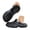 Black, variant on Pandaie Men Orthopedic Clogs Arch Support Garden Shoes Comfortable Slip on Closed Sandals Adjustable Strap Summer Slippers Black,7.5