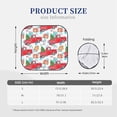 thumbnail image 6 of Uemuo Watercolor Red Truck And Fir Tree Printed 2 PCS Car Windshield Sun Shade, Auto Sun Heat and UV Rays Blocker, Foldable Automotive Front Window Sunshade Protector, 6 of 7