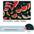 thumbnail image 2 of Watermelon Non-Slip Polyester Office Mat Chair Rug - Machine Washable Office Rug, 2 of 6