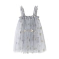 thumbnail image 1 of Toimothcn Robes Sans Manches pour Filles Décontractées Étoiles Sequins Robe en Tulle Douce Confortable Robes de Princesse Tenue Quotidienne pour Filles Adorables, 1 of 5
