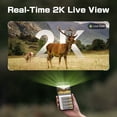 Conico 4G LTE Cellular Solar Trail Camera, 2K HD Hunting Game Camera ...