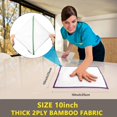 thumbnail image 3 of White Terry Cloth 10x10 Pack Cleaning Rags Inch Quick Dry, 3 of 5