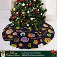 thumbnail image 6 of FMSHPON Halloween Xmas Christmas Tree Skirt Stand Mat for Holiday Party Decoration Indoor Outdoor 36 inches, 6 of 6