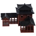 thumbnail image 2 of Miangastore 1Set Chinese Inn Model Plastic Architectural Figurine For Home Garden Aquarium Collectors Hobbyists, 2 of 8