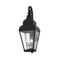 thumbnail image 6 of Livex Lighting Exeter Outdoor Wall Lantern in Black, 6 of 9