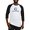 Black/White, variant on CafePress - The Hammer Baseball Jersey - Cotton Baseball Jersey, 3/4 Raglan Sleeve Shirt