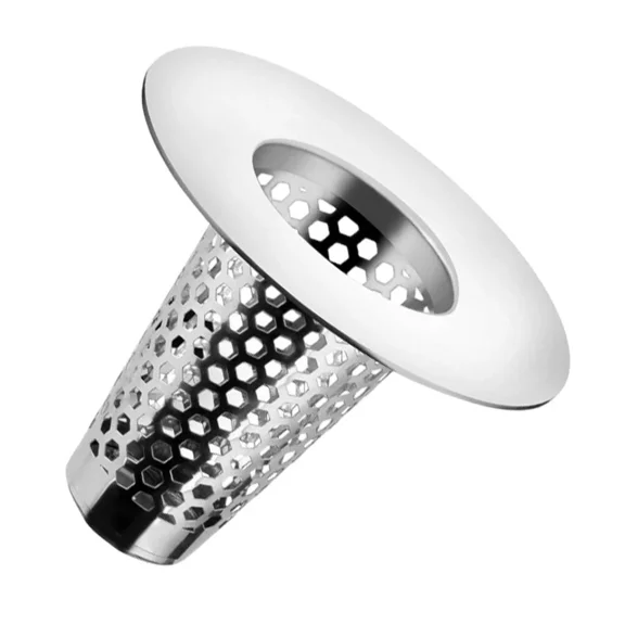 Rust Free Stainless Steel Sink Drain Strainer With Efficient Hair Catcher