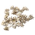 thumbnail image 2 of 100 Pcs Tranches de Bois Tranches de Bois Tranches de Bois Naturelles Décoration de Table, 2 of 8