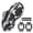Black, variant on Lixada 32 Spikes Ice Grips for Shoe/Boot -Slip,Ice Cleats Snows Crampons Walk Traction Cleats for Hiking Fishing Mountaineering