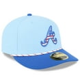 thumbnail image 3 of Men's New Era Light Blue/Blue Atlanta Braves 2025 Fourth of July Low Profile 59FIFTY Fitted Hat, 3 of 5