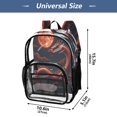 thumbnail image 4 of Ttyddzy Clear Backpack Heavy Duty PVC Transparent Backpack for College Workplace, Red Blood Moon, 4 of 8