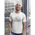 thumbnail image 2 of African Gray Rhino T-Shirt Men -Image by Shutterstock, Male 4X-Large, 2 of 4