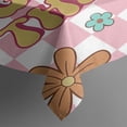 thumbnail image 3 of Vintage Rectangle Tablecloth 60x84 Inch, Daisy Flowers Boho Water Resistant Vinyl Washable Seasonal Table Cover for Thanksgiving Christmas Holiday Party Picnic Dinner Decor, 3 of 5