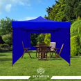 thumbnail image 4 of Carpa Toldo con Paredes Lona 3m X 3m Plegable Impermeable azul SKY GREEN HJTPT3030003, 4 of 7
