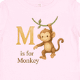 thumbnail image 4 of Inktastic M is for Monkey Boys or Girls Baby T-Shirt, 4 of 5