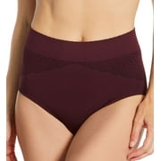 Women's Warner's RS3241P Cloud 9 Seamless Brief Panty (Winetasting L)