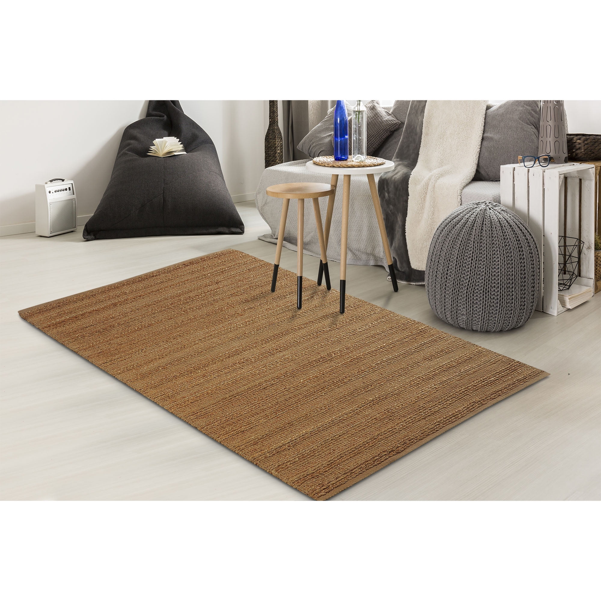 Ox Bay Newly Transitional Braided Organic Jute Handmade Area Rug, 9' x 12'