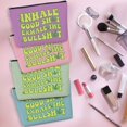 thumbnail image 4 of Juego de 4 bolsas de maquillaje coloridas para viaje Jeilink, 4 of 7
