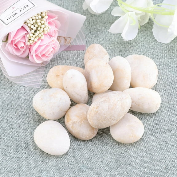 FELTECHELECTR Rocks Painting Supplies Assorted Shapes Stone for Community Sharing 1 Pack of 350g